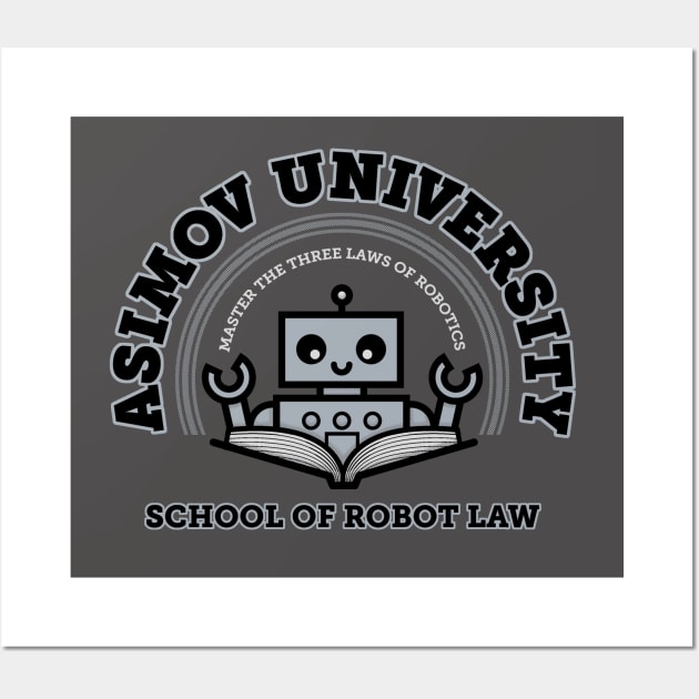 I Majored in Robot Law Wall Art by MJ